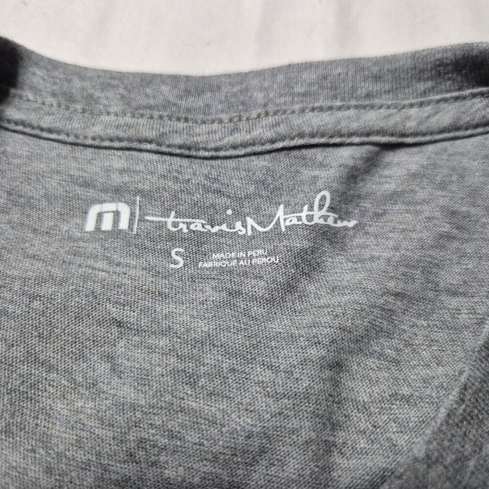 Travis Mathew Men's T-Shirt Size S Short Sleeve Gray (48) - Picture 4 of 7